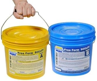 Freeform Sculpt - High Density Epoxy Fabric - Crystal Silica Free - By Gallon