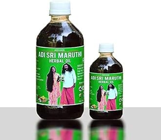 Adivasi maruthi herbal Hair oil 500ml made by pure ayurvedic herbs 500Ml helps growth of long hair