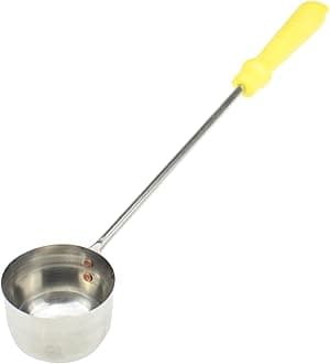 Stainless Steel Ladle - Long Handle Serving Soup, Gravy, Sauces, Oil, Tea, Punch Ladle (Size 4: 7cm)