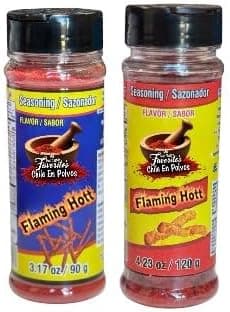 Flaming Hot Flavored Chili Powder (2 Pack Flaming Hott Flavor and Taki flavor)