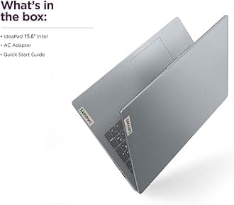 Lenovo Ideapad Laptop, 15.6" Touchscreen FHD Computer, Intel 6-Core Processor, 16GB DDR4 RAM, 512GB PCIe SSD, WiFi 6, Type-C, HDMI, Cloud Grey, Windows 11 Home