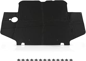 LQI Hood Insulation Pad with Clips Compatible with Toyota Tacoma 1995 1996 1997 1998 1999 2000 Black