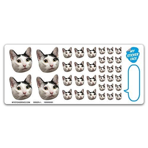 Elite Custom Face & Pet Stickers - Sampler Sheet Gift