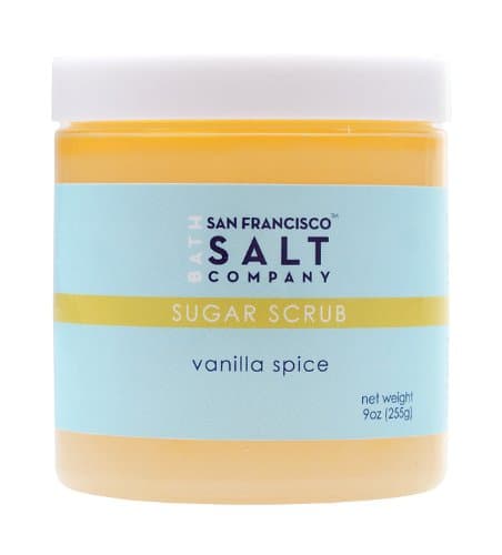 White Sugar Scrub - Vanilla Spice - 9oz Jar