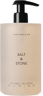 Body Wash with Antioxidants for Deep Moisture | For Women & Men, Sulfate, Paraben, & Dye Free, Leaving Skin Soft and Hydrated | Black Rose & Oud 15.2 fl oz