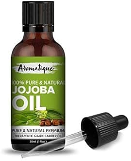 Aromatique Jojoba Oil | Cold Pressed Multipurpose Oil for Hair, Skin, Face & Nails | Lightweight Daily Care | 30ml