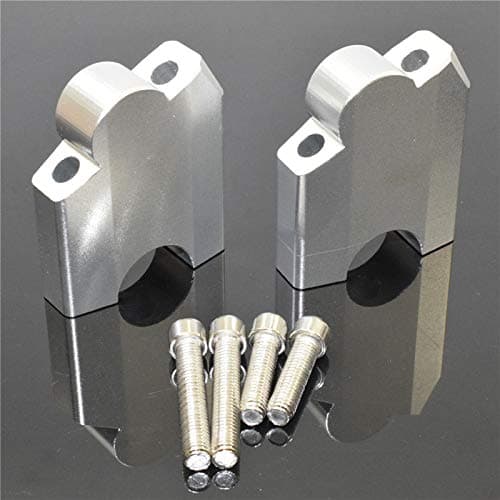 waase Motorcycle Handlebar Riser Up Backs Moves Bracket Kit For Yamaha XT1200Z XT 1200 Z Super Tenere XTZ1200 ES XT Z 1200 2010-2014 (Silver)