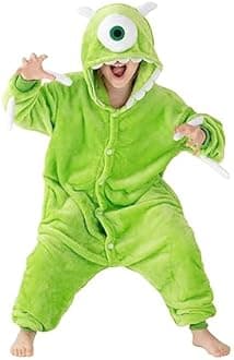 Unisex Children Animal Onesie Pajamas,Kids Flannel Halloween Cosplay Costume/Homewear/Sleepwear