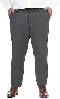 Stretchable Formal Pants for Plus Size Men | Stylish Slim Fit Luxury PV Lycra Men's Wear Trousers for Office or Party | Mens Fashion Dress Trouser Pant