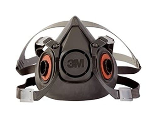 3M Half Face Piece, Reusable Respirator, Large Mask - 6300/07026