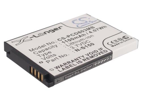 Battery Replacement for Philips N-S150 SCD603 SCD-603 00 SCD-603H 996510061843 SN-S150