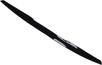 Car Spoiler, 113cm Glossy Black Aerodynamic Universal Trunk Roof Trim Rubber Universal Splitter for Reduce Wind Resistance and Automobile Tail Fin Decoration