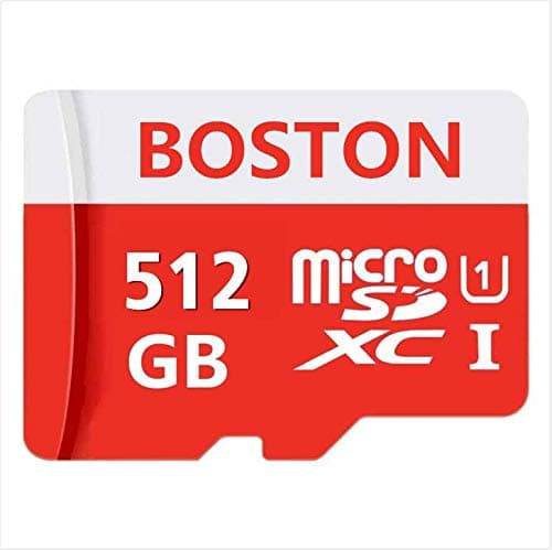 Micro SD SDXC Card 512GB High Speed Class 10 Memory Micro SD Card with SD Adapter