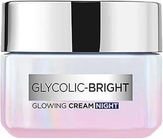 L’Oréal Paris L'Oreal Glycolic Bright Glowing Night Cream, 15ml |Overnight Brightening Cream with Glycolic Acid that Visbily Minimizes Spots & Reveals Glowing skin