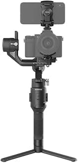 DJI Ronin-SC Pro Combo - Camera Stabilizer 3-Axis Gimbal Handheld for Mirrorless Cameras up to 4.4 lbs / 2kg Payload for Sony Panasonic Lumix Nikon Canon with Focus Wheel, Black