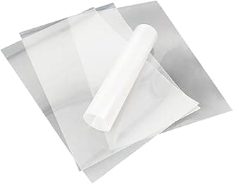 PDMS Film Polydimethylsiloxane Elastomer Film Low Modulus Pure Organic Transparent Silicone Film Sheet 200 x 300mm(0.400mm)