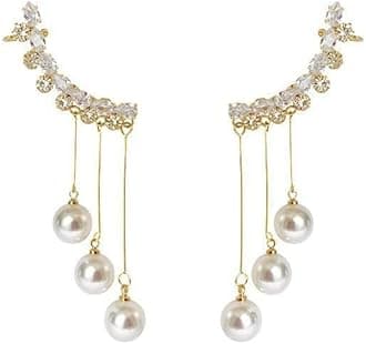 Vembley Stylish Korean Zircon Studded Earrings For Women And Girls 2Pcs/Set