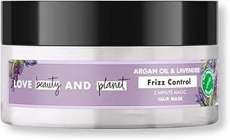 - Love Beauty And Planet Argan Oil & Lavender Magic Mask for Smooth Frizz Free Hair|No Sulfates,No Paraben|100 millilitre