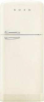 Smeg Right Hand Hinge FAB50RCR5 80/20 Frost Free Fridge Freezer - Cream - E Rated