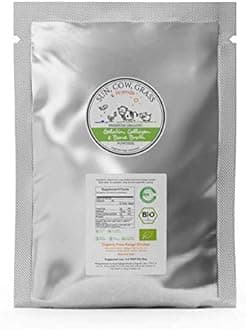 Chicken Bone Broth Powder Organic Free Range 1LB Pure Protein Non-Gelling Type