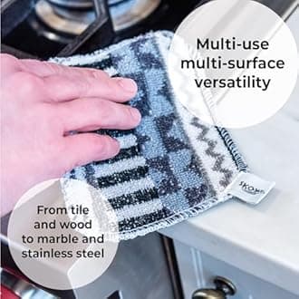 Scrub, Non-Scratching, Reusable Scrub for Kitchen and Household Use, Environmentally-Friendly, Dishwasher Safe, 2-Pack ââ‚¬â€œ Monochromatic Colors