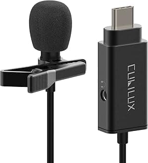 USB C Microphone with 3.5mm Jack