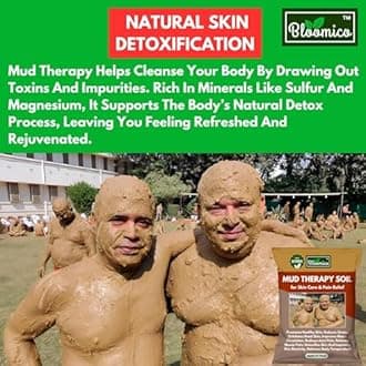 Bloomico Mud Therapy Sand for Mud Baths & Skin Wellness - 3 kg | Therapeutic Mud for Healing, Relaxation, Rejuvenation & Moisturizing - 3 kg