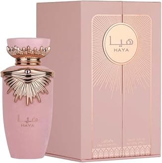 Generic Haya Eau De Perfume Spray For Women - Long Lasting Imported Arabic Tone Fragrance with notes of Pink, Champagne, Pink Berries, Blood Orange - 3.4 Oz