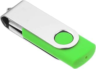 1GB USB Flash Drive 1PCS EASTBULL USB2.0 Metal Thumb Drive Swivel USB Stick Gig Stick Memory Stick (Green)