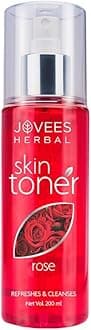 Jovees Herbal Rose Skin Toner For Refreshing Youthful Skin, Tightens Pores, Healthy Glow | Face Mist & Toner For Normal to Dry Skin | Paraben, Alcohol And Chemical Free 100ml