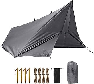 Free Soldier Waterproof Portable Tarp Multifunctional Outdoor Camping Traveling Awning Backpacking Tarp shelter Rain Tarp