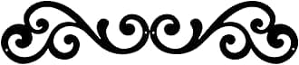 Metal Scroll Wall Art Traditional Iron Wall Decor Wall Medallion Home Decorations Decorative Scroll Accent for Hallway Front Porch Above Door