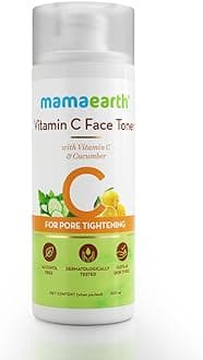 Vitamin C Face Toner with Cucumber & Witch Hazel | Pore Tightening & Hydrating Formula | Clears Oil & Impurities & Restores pH Balance | Alcohol-Free | 6.76 Fl Oz (200ml)