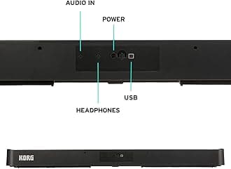 Korg B2 88-Key Digital Piano w/stand; Audio/MIDI USB; Software Included - Black