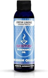 AROMAR Premium Fragrance Oil, 4oz Bottle 3 Pack Long Lasting Aromatic Scent, Fresh and Revitalizing Aromatherapy for Living Room, Bedroom, and Kitchen -12oz- Fresh Linens