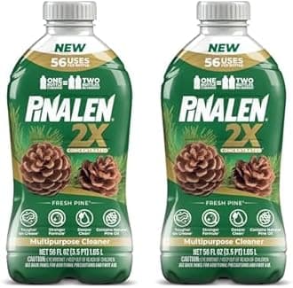 PINALEN 2X Max Aromas Concentrated Multipurpose Cleaner - Fresh Pine Scent - 56 fl oz - All Purpose Cleaner for Kitchen, Bathroom, Floors & Outdoors (Pack of 2)