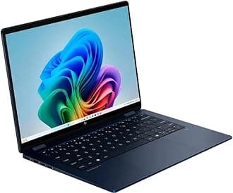 OmniBook X Flip 14 Ai Laptop, 14" 2K Touch IPS Display, Intel Core Ultra 7 256V, 16GB LPDDR5x RAM, 1TB SSD, Intel Arc 140V 8GB, Copilot+ NextGen AI PC, Backlit Keyboard, Win 11, Blue(Upgraded)