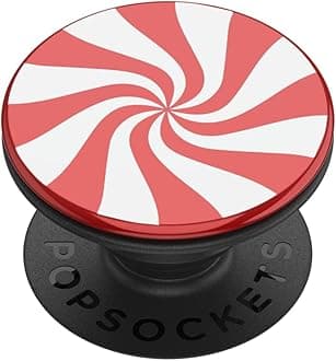 Adhesive Phone Grip, Holder, Phone Stand, Spinner - Backspin Aluminum Peppermint