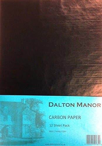 A4 Carbon Paper 12 Sheet Pack Colour - Blue