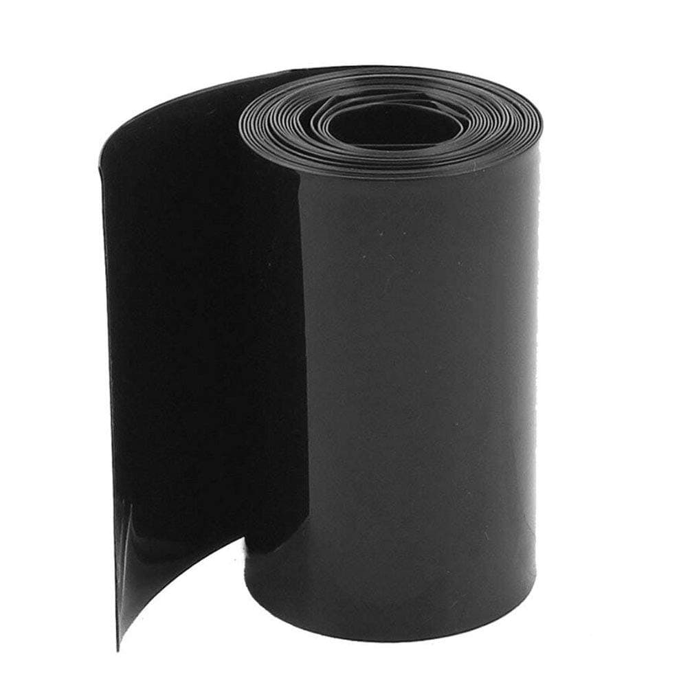 Battery Pack Heat Shrink Wrap,5M Length 130MM Flat Width Insulator PVC Heat Shrink Tubing for Battery and Electrical