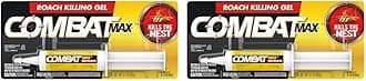 Combat Max Roach Killing Gel for Indoor and Outdoor Use, 1 Syringe, 2.1 Ounce (Pack of 2)