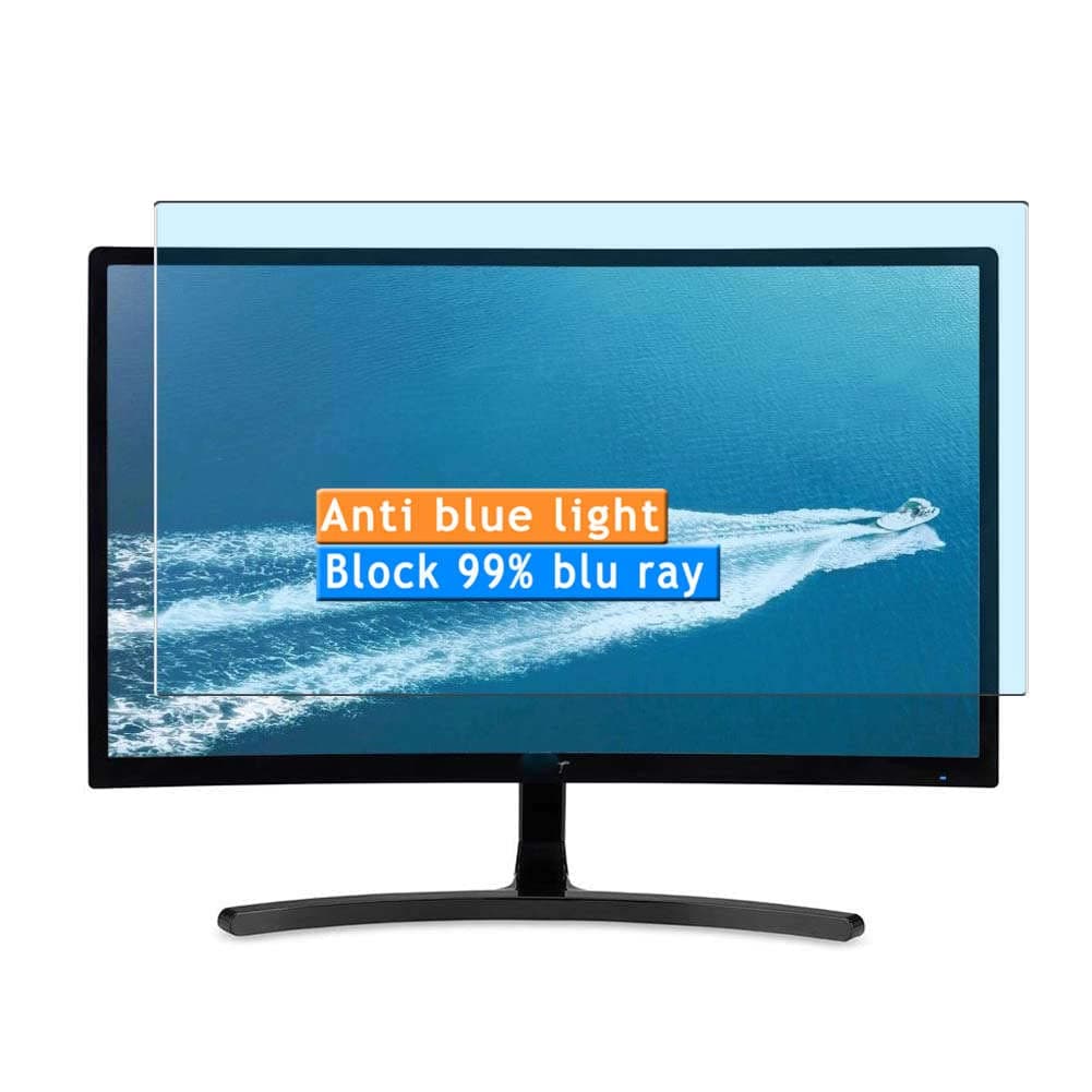 Vaxson 2-Pack Anti Blue Light Screen Protector, compatible with ACER ED242QR wi ED242QRwi 23.6", TPU Guard Film Protectors Sticker [NOT Tempered Glass] New