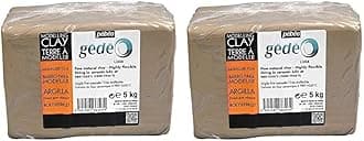 Pebeo 766303 White Modelling Clay,18 x 13.6 x 11.4cm (Pack of 2)