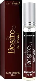 La French Desire Perfume for Women | Premium Luxury Extra Long Lasting | Eau De Parfum | Floral Fragrance Perfume | 10ml Pocket Perfume Pack of 1