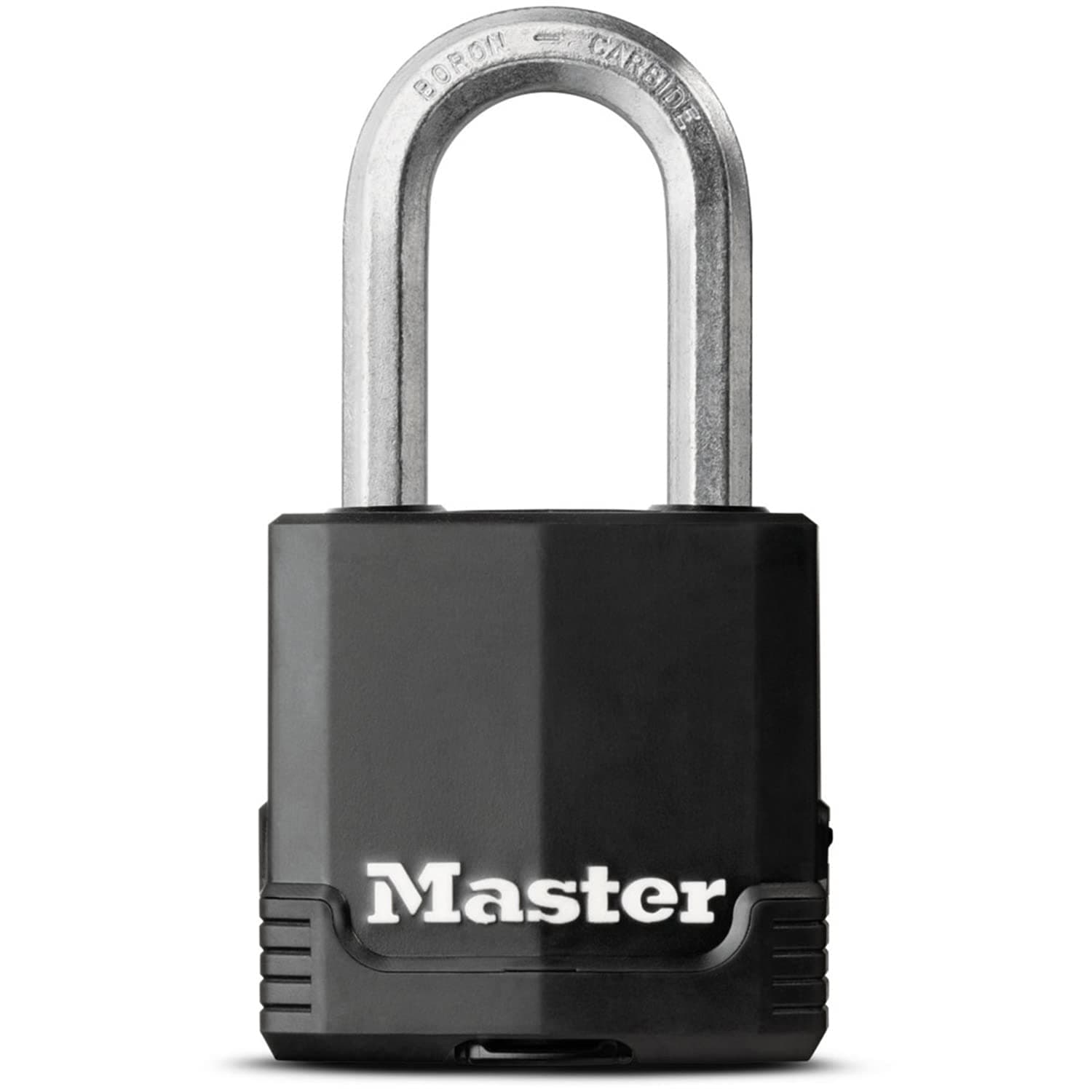 Heavy Duty Padlock, Security Level 8/10, Outdoor, Keyed, Covered Laminated Steel, Weatherproof, Medium Shackle