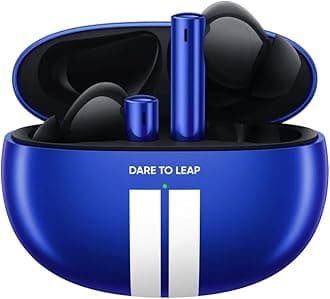 Buds Air 3 Wireless Earbuds, Active Noise Cancellation, 10mm Dynamic Bass Boost Driver, Up to 30 Hours Playtime, IPX5 Water Resistance - (Lemans Blue)