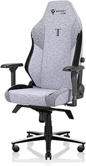 Secretlab TITAN Evo Cookies & Cream Gaming Chair - Reclining - Ergonomic & Heavy Duty Computer Chair with 4D Armrests - Magnetic Head Pillow & Lumbar Support - Big and Tall 180kg - Gray - Fabric