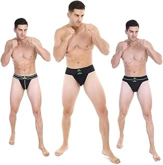 Defender PRO Men's Gym Underwear | Athletic Supporter for Cricket, Running, Quick Dry, Moisture Wicking, Cotton, Stretchable Workout Innerwear