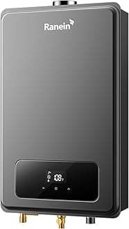 Ranein Propane Gas Tankless Water Heater, Max 5.3 GPM, 130,000 BTU Indoor Instant Hot Water Heater RH13K-LPG-FU01 for Townhouse