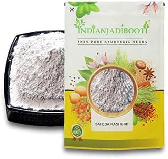 IndianJadiBooti Safeda Kashgari Powder (Pure Barytes/Barium Sulphate) – Ultra-Fine High-Density Mineral Powder – For Traditional Skin Wellness, Crafts & Industrial Use | 900 Grams Pack